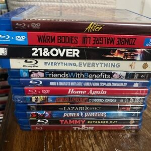 Blu-ray and DVD Movie Collection